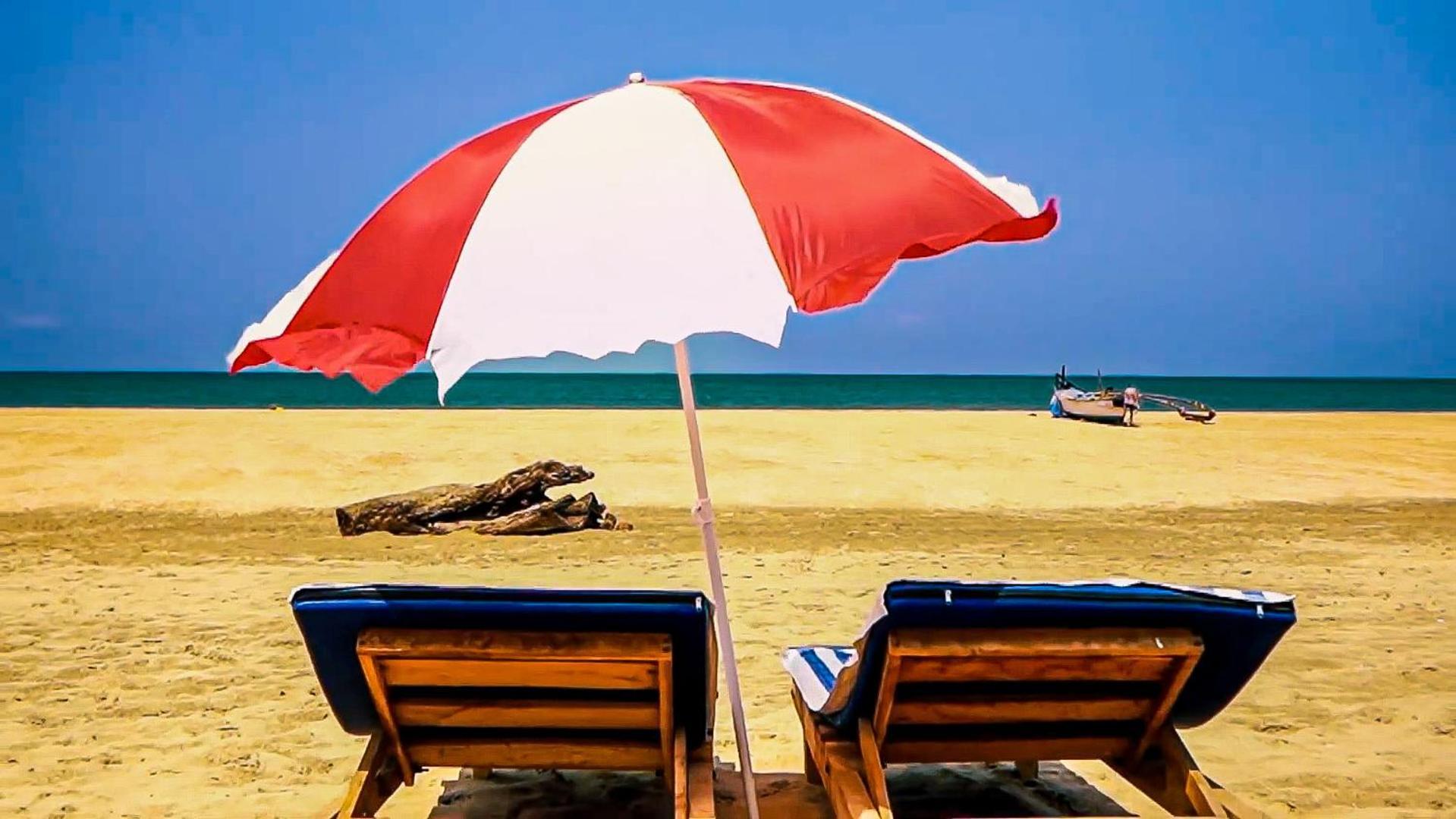 Om Sai Beach Huts Hotel Agonda Bagian luar foto