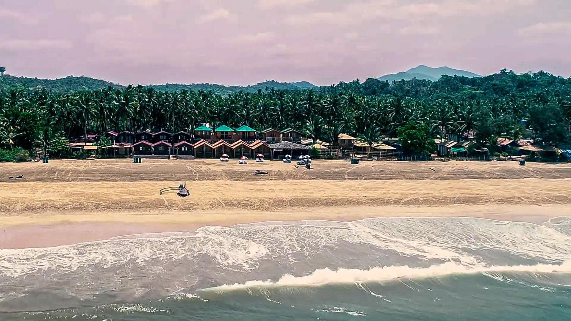 Om Sai Beach Huts Hotel Agonda Bagian luar foto