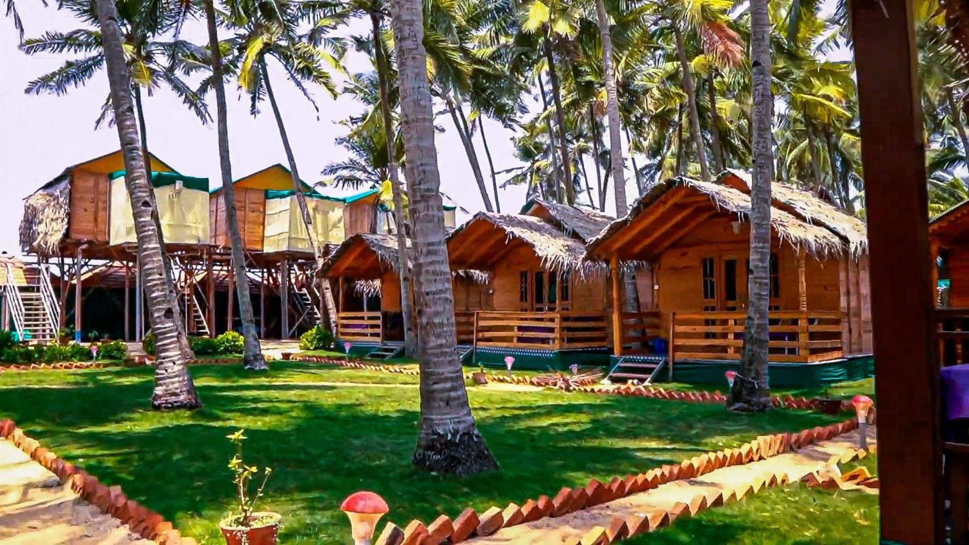 Om Sai Beach Huts Hotel Agonda Bagian luar foto