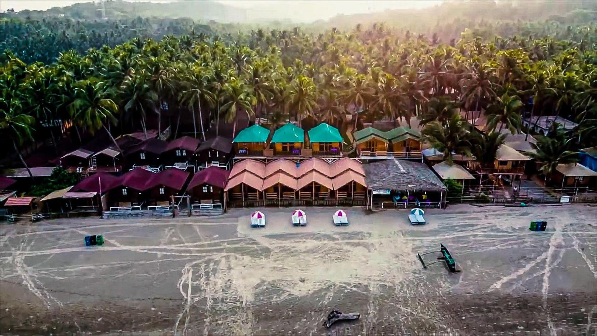 Om Sai Beach Huts Hotel Agonda Bagian luar foto