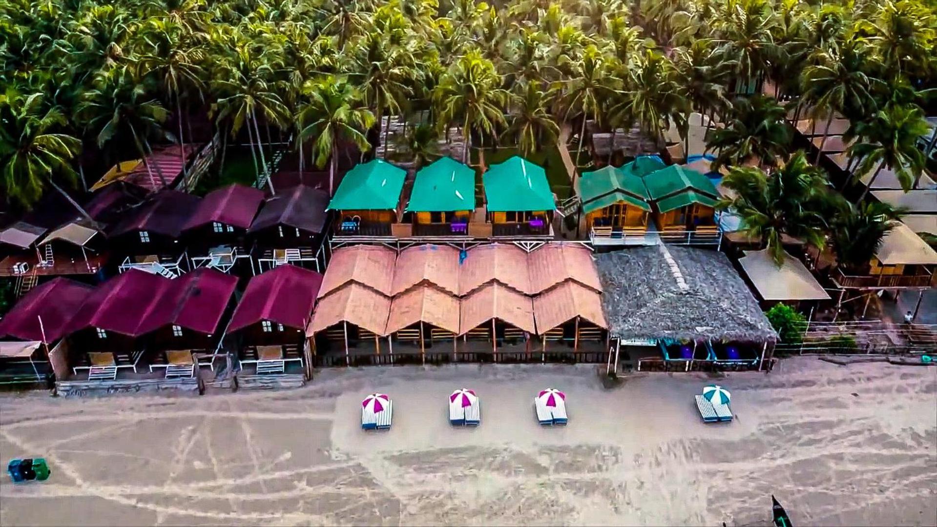 Om Sai Beach Huts Hotel Agonda Bagian luar foto