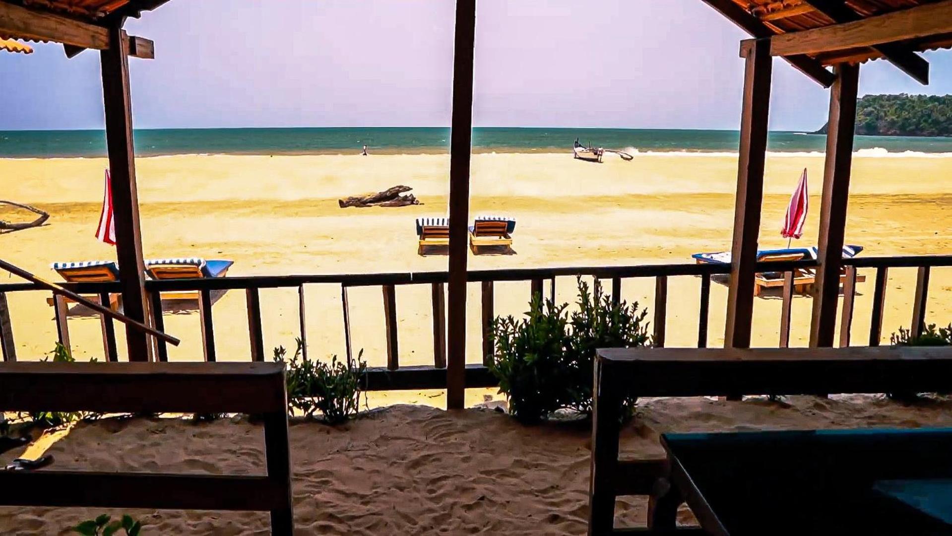 Om Sai Beach Huts Hotel Agonda Bagian luar foto