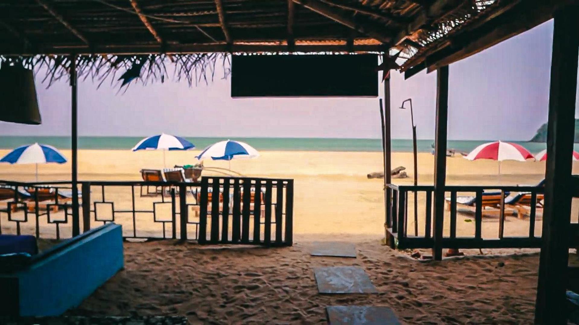 Om Sai Beach Huts Hotel Agonda Bagian luar foto